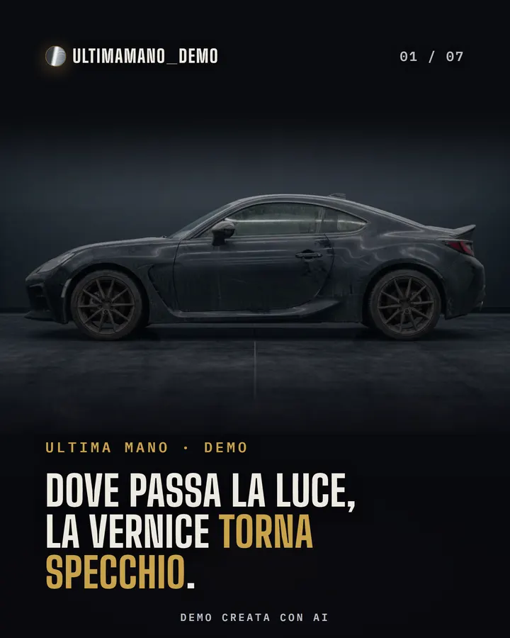 Prima slide del carosello di Ultima Mano